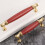 Wooden Cabinet Knobs Bronze Rosewood 2 pcs 96 mm 6