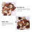 MUSEYA Christmas Pine Cone Decor Set with DIY Dry Lotus 7