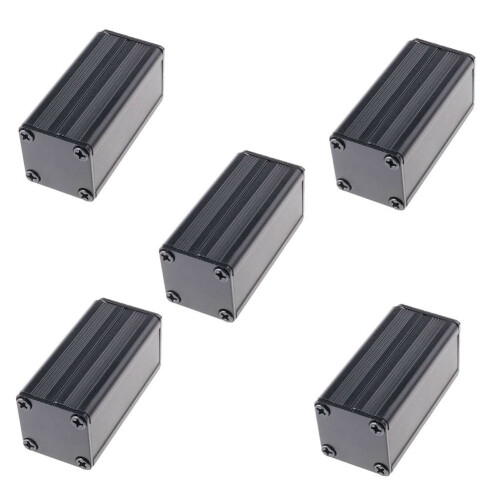 Aluminum PCB Enclosure Black 502525 mm 5 pcs 1
