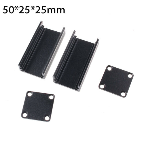 Aluminum PCB Enclosure Black 502525 mm 5 pcs 2