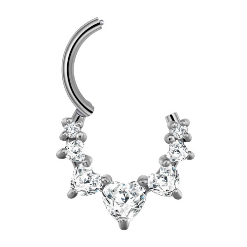 Titanium neusring met micro-zirkonia 2