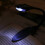 Lampe de lecture LED noire en plastique (2 pièces) 7