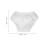 Supvox Mini Doll Underwear White Costume Set 3pcs 2