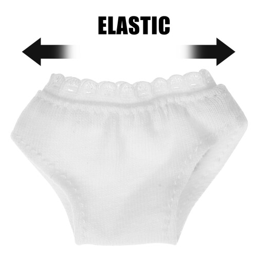 Supvox Mini Doll Underwear Set White 3 pcs 2