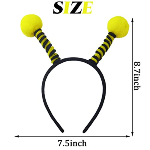 Hair Hoop Headbands Bee Design 14 Pieces 1