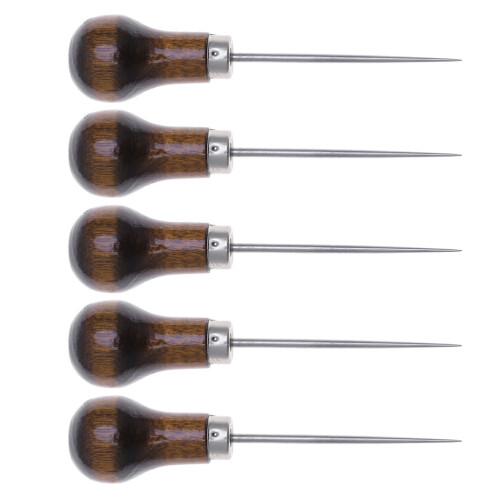 Hand Sewing Awl for Wood 5-Piece DIY Stitching Tool 2