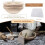 Round Set,4 Yeast Baskets for Bread and Bread Dough, Banneton Proofing Basket with Linen Inserts,Dough Scraper Set Round 3