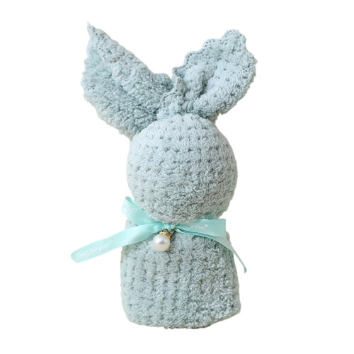 Serviette de bain lapin 30 x 75 cm, absorbante et douce 1