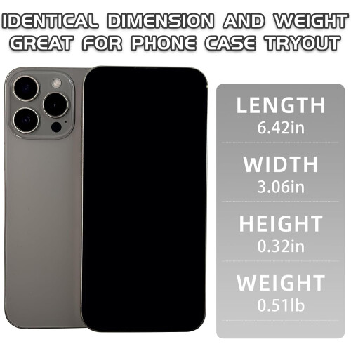 Fake Phone Dummy Prop Black Screen 16 Pro Max 1