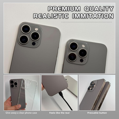 Fake Phone Dummy Prop Black Screen 16 Pro Max 2