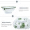 Green Enamel Bowls Set Vintage Kitchen Storage 4 pcs 2