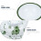 Green Enamel Bowls Set Vintage Kitchen Storage 4 pcs 7