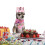 Ensemble bandana rose ajustable pour anniversaire de chien 6