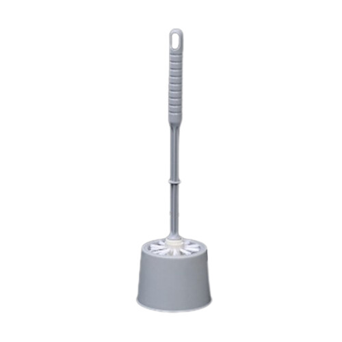 Ensemble ventouse et brosse de toilette mural confortable 1