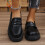 Damen-Ankle-Boots, schwarz, Nylon-Spandex, Größe 7 2