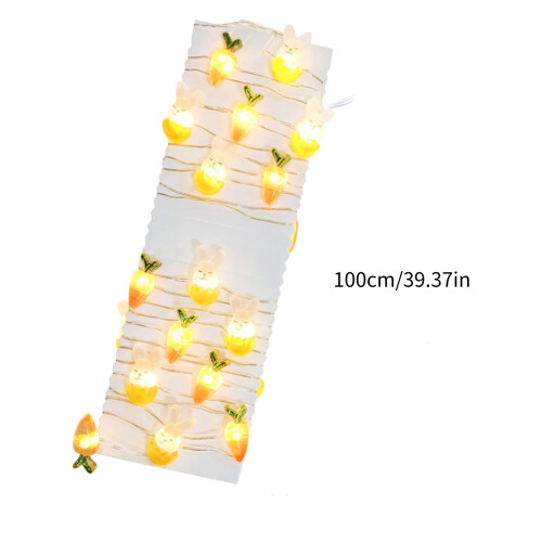 Luci a LED a forma di coniglietto pasquale in rame 2