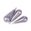 Fishing Sinker Lead Weight Silver Raindrop Shape 80g 3