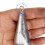Fishing Sinker Lead Weight Silver Raindrop Shape 80g 4