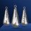 Fishing Sinker Lead Weight Silver Raindrop Shape 80g 7