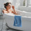 Decorative Hand Towels Absorbent Soft Blue 4