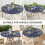 Runde Tischdecke, elastisch, 45–52 Zoll, wasserdicht 3