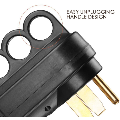 50 Amp RV Replacement Male Plug 1