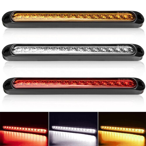 LED-tilhengerbremselys baklys rød vanntett 15-LED 1
