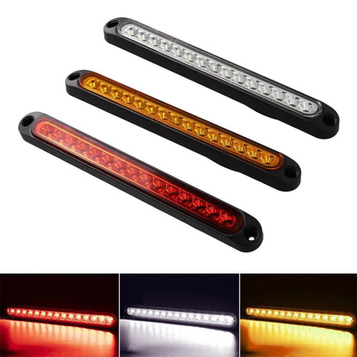 LED-tilhengerbremselys baklys rød vanntett 15-LED 2
