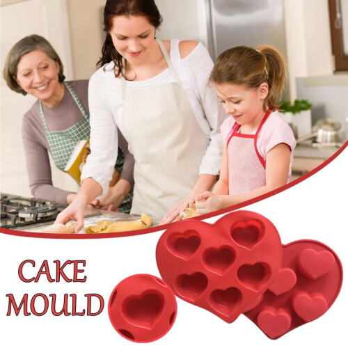 Silikone hjertemuffinform – Mini nonstick bageform 1