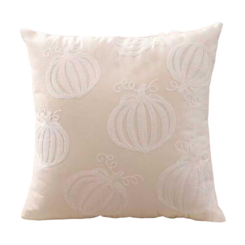 Housse de coussin beige Thanksgiving 45 x 45 cm 1
