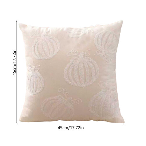Housse de coussin beige Thanksgiving 45 x 45 cm 2