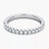 Stříbrný prsten Moissanite Eternity Band 2mm 8