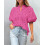 Damenbluse mit Spitzenstickerei und Cut-Outs 5
