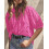 Damenbluse mit Spitzenstickerei und Cut-Outs 8