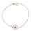 Bracciale da donna regolabile in argento sterling 925 con girasole 6