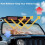 Foldable Starfish Shell Sun Shade for Jeep Wrangler and 5