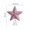 Pink Glitter Foam Star Tree Topper with Silver Base 6