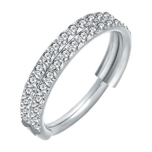 Titanium neusring met micro-zirkonia 1