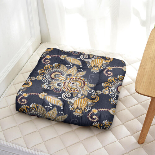 Poduszka do medytacji Paisley Boho Square22x22 1