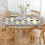 Boho-Tischdecke, wasserdichtes Oxford-Gewebe, elastischer Saum, 45-52 3
