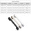 Square Cabinet Pull Handle Gold 5 Pack 192mm 2