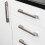 Square Cabinet Pull Handle Gold 5 Pack 192mm 6