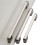 Square Cabinet Pull Handle Gold 5 Pack 192mm 5