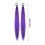 Purple Braiding Hair Extensions 26 Inch 2 Pcs 3