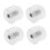 Plastic Tape Dispenser 4 pcs 2.6 x 2.6 x 2.2 in 6