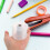 Plastic Tape Dispenser 4 pcs 2.6 x 2.6 x 2.2 in 4