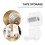 Plastic Tape Dispenser 4 pcs 2.6 x 2.6 x 2.2 in 3