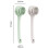 Electric Bath Brush with Dual Handles, Rotating Multi-Functional Waterproof Scrubber, Includes Scrub Cloth Accessories B 5