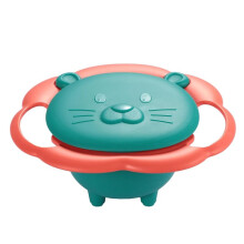 Geavanceerde 360 Draaibare Kom, Balanskom - Morsbestendige Snackbeker met Veilig Deksel voor Kinderen.
