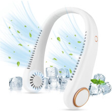 Neck Fan Rechargeable - Bladeless Wearable Fan with 360 Cooling Airflow, Neck Air Conditioner for Women and Men